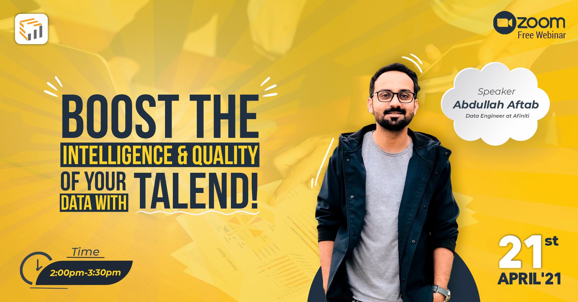 Free inar Boost the Intelligence & Quality of your Data with Talend!